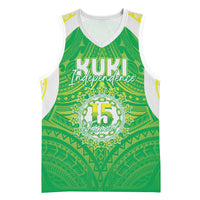 Kuki Independence 2026 Basketball Jersey Cook Islands 15 Finest Green Version LT05 Unisex Green - Polynesian Pride