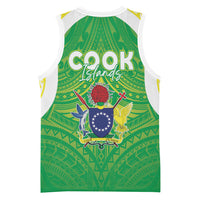 Kuki Independence 2026 Basketball Jersey Cook Islands 15 Finest Green Version LT05 - Polynesian Pride