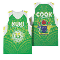 Kuki Independence 2026 Basketball Jersey Cook Islands 15 Finest Green Version LT05 - Polynesian Pride