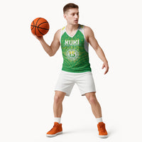 Kuki Independence 2026 Basketball Jersey Cook Islands 15 Finest Green Version LT05 - Polynesian Pride