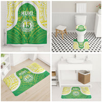 Kuki Independence 2026 Bathroom Set Cook Islands 15 Finest Green Version LT05 - Polynesian Pride