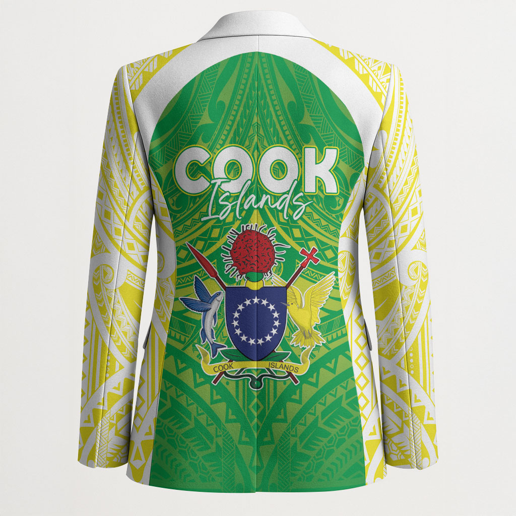 Kuki Independence 2026 Blazer Cook Islands 15 Finest Green Version LT05 - Polynesian Pride