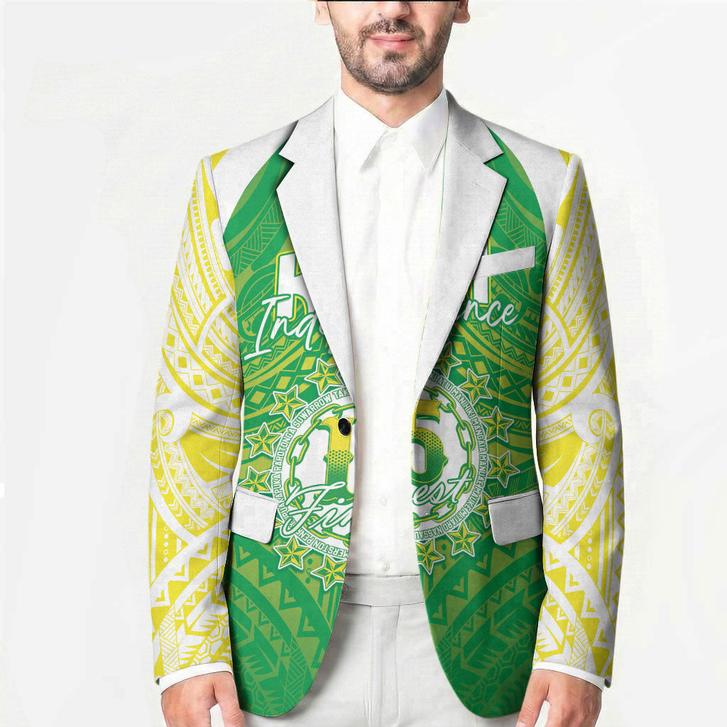 Kuki Independence 2026 Blazer Cook Islands 15 Finest Green Version LT05 - Polynesian Pride