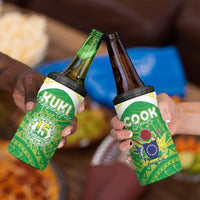 Kuki Independence 2026 4 in 1 Can Cooler Tumbler Cook Islands 15 Finest Green Version LT05 - Polynesian Pride