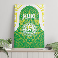 Kuki Independence 2026 Canvas Wall Art Cook Islands 15 Finest Green Version LT05 - Polynesian Pride