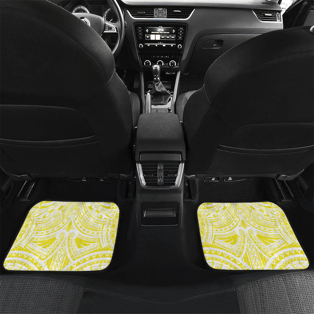 Kuki Independence 2026 Car Mats Cook Islands 15 Finest Green Version LT05 Set 2pcs - Back Green - Polynesian Pride