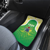 Kuki Independence 2026 Car Mats Cook Islands 15 Finest Green Version LT05 - Polynesian Pride