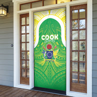 Kuki Independence 2026 Door Cover Cook Islands 15 Finest Green Version LT05 - Polynesian Pride