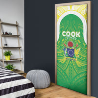 Kuki Independence 2026 Door Cover Cook Islands 15 Finest Green Version LT05 - Polynesian Pride