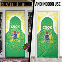 Kuki Independence 2026 Door Cover Cook Islands 15 Finest Green Version LT05 - Polynesian Pride