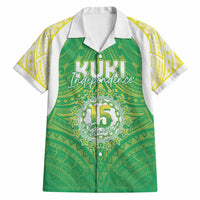 Kuki Independence 2026 Hawaiian Shirt Cook Islands 15 Finest Green Version LT05 Green - Polynesian Pride