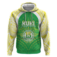 Kuki Independence 2026 Hoodie Cook Islands 15 Finest Green Version LT05 Pullover Hoodie Green - Polynesian Pride