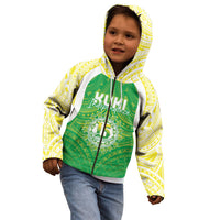 Kuki Independence 2026 Kid Hoodie Cook Islands 15 Finest Green Version LT05 - Polynesian Pride
