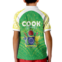 Kuki Independence 2026 Kid Polo Shirt Cook Islands 15 Finest Green Version LT05 - Polynesian Pride
