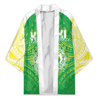 Kuki Independence 2026 Kimono Cook Islands 15 Finest Green Version LT05 Unisex Green - Polynesian Pride