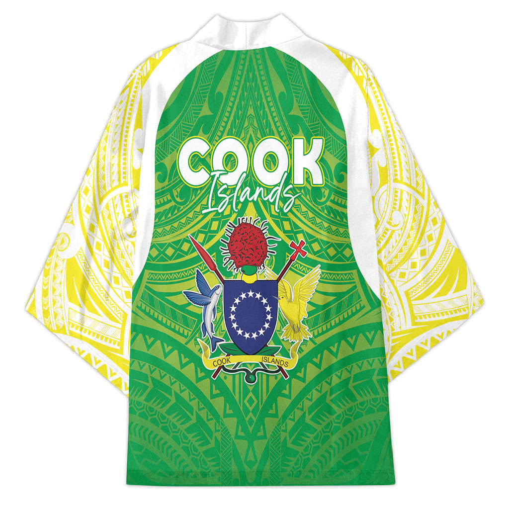 Kuki Independence 2026 Kimono Cook Islands 15 Finest Green Version LT05 - Polynesian Pride