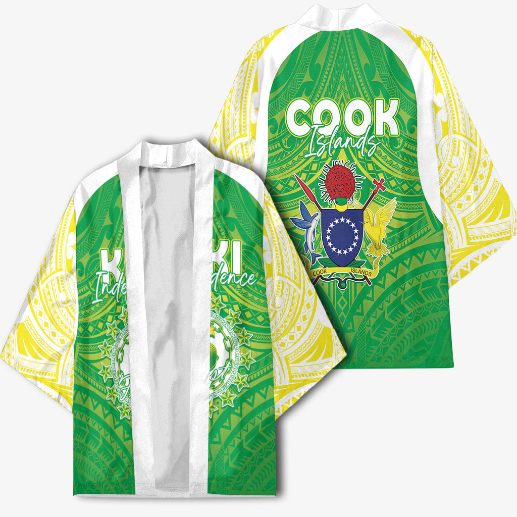 Kuki Independence 2026 Kimono Cook Islands 15 Finest Green Version LT05 - Polynesian Pride