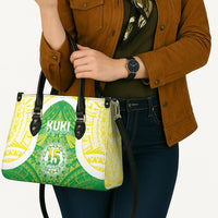 Kuki Independence 2026 Leather Bag Cook Islands 15 Finest Green Version LT05 - Polynesian Pride