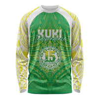 Kuki Independence 2026 Long Sleeve Shirt Cook Islands 15 Finest Green Version LT05 Unisex Green - Polynesian Pride