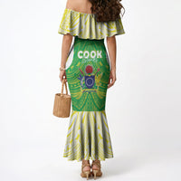 Kuki Independence 2026 Mermaid Dress Cook Islands 15 Finest Green Version LT05 - Polynesian Pride