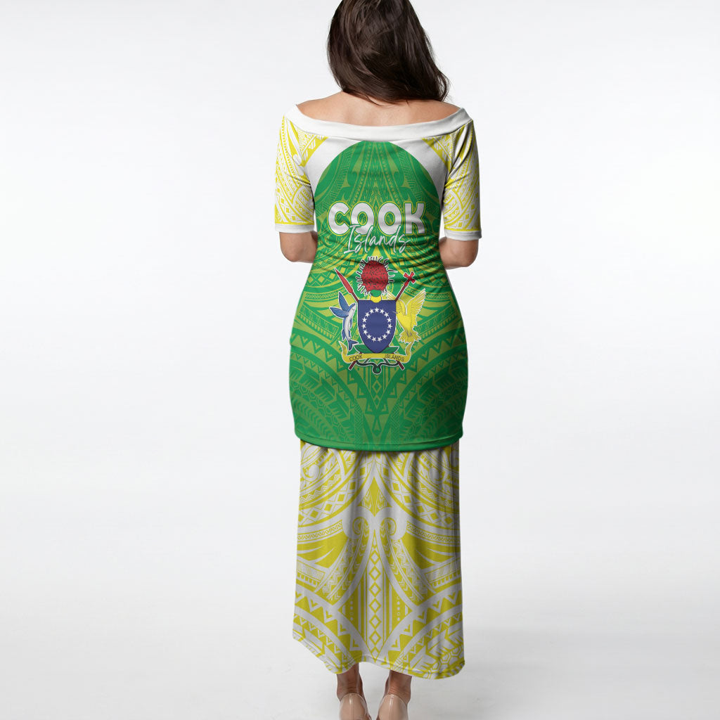 Kuki Independence 2026 Puletasi Cook Islands 15 Finest Green Version LT05 - Polynesian Pride