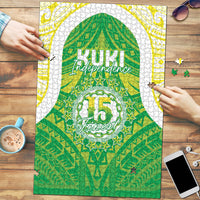 Kuki Independence 2026 Puzzle Cook Islands 15 Finest Green Version LT05 Green - Polynesian Pride