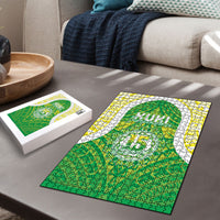Kuki Independence 2026 Puzzle Cook Islands 15 Finest Green Version LT05 - Polynesian Pride