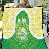 Kuki Independence 2026 Quilt Cook Islands 15 Finest Green Version LT05 Green - Polynesian Pride