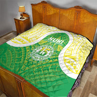 Kuki Independence 2026 Quilt Cook Islands 15 Finest Green Version LT05 - Polynesian Pride