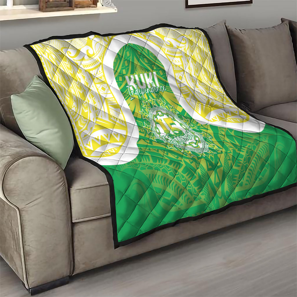 Kuki Independence 2026 Quilt Cook Islands 15 Finest Green Version LT05 - Polynesian Pride