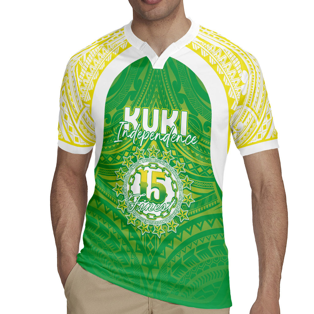 Kuki Independence 2026 Rugby Jersey Cook Islands 15 Finest Green Version LT05 - Polynesian Pride