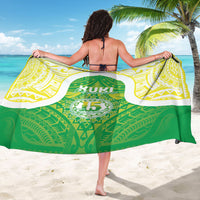 Kuki Independence 2026 Sarong Cook Islands 15 Finest Green Version LT05 - Polynesian Pride