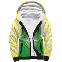 Kuki Independence 2026 Sherpa Hoodie Cook Islands 15 Finest Green Version LT05 Unisex Green - Polynesian Pride