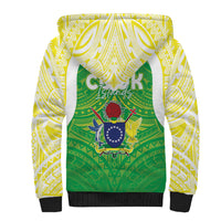 Kuki Independence 2026 Sherpa Hoodie Cook Islands 15 Finest Green Version LT05 - Polynesian Pride