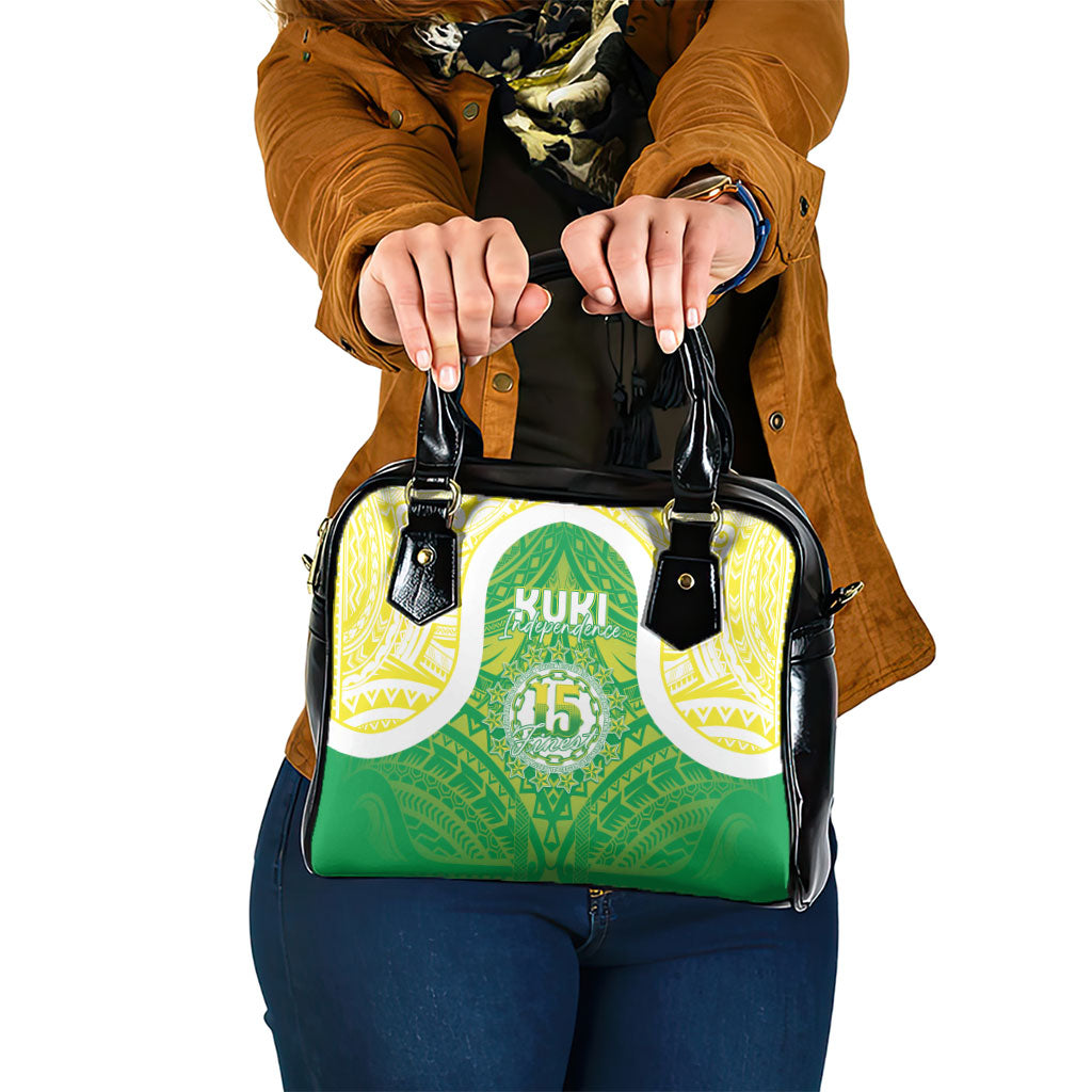 Kuki Independence 2026 Shoulder Handbag Cook Islands 15 Finest Green Version LT05 One Size Green - Polynesian Pride