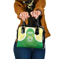 Kuki Independence 2026 Shoulder Handbag Cook Islands 15 Finest Green Version LT05 One Size Green - Polynesian Pride