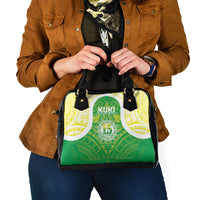 Kuki Independence 2026 Shoulder Handbag Cook Islands 15 Finest Green Version LT05 - Polynesian Pride