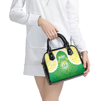 Kuki Independence 2026 Shoulder Handbag Cook Islands 15 Finest Green Version LT05 - Polynesian Pride