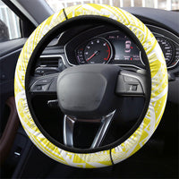 Kuki Independence 2026 Steering Wheel Cover Cook Islands 15 Finest Green Version LT05 - Polynesian Pride
