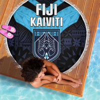 Fiji Kaiviti Rugby Beach Blanket Fiji Tapa Pattern LT05 - Polynesian Pride