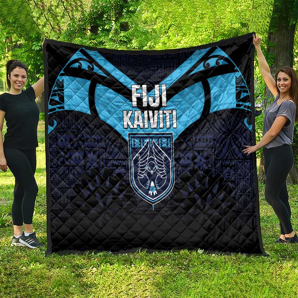 Fiji Kaiviti Rugby Quilt Fiji Tapa Pattern LT05 - Polynesian Pride