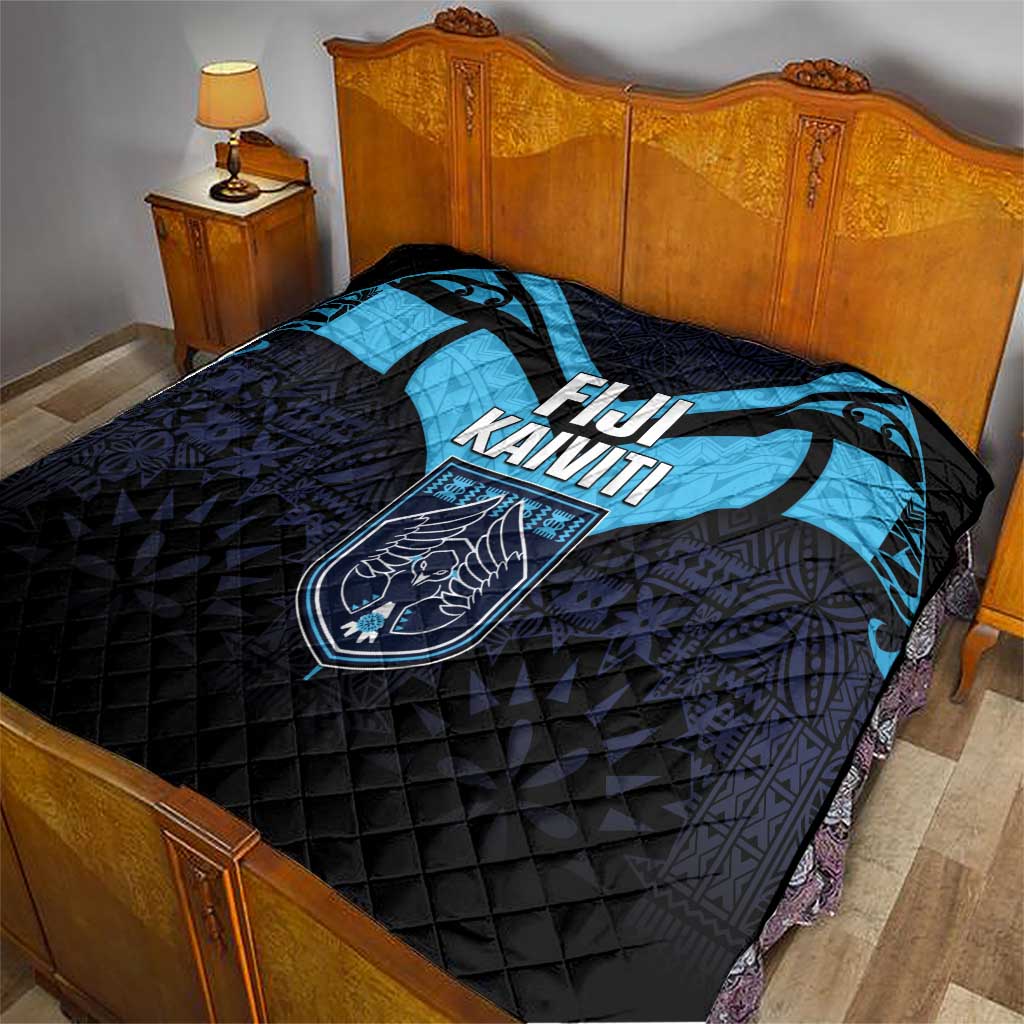 Fiji Kaiviti Rugby Quilt Fiji Tapa Pattern LT05 - Polynesian Pride