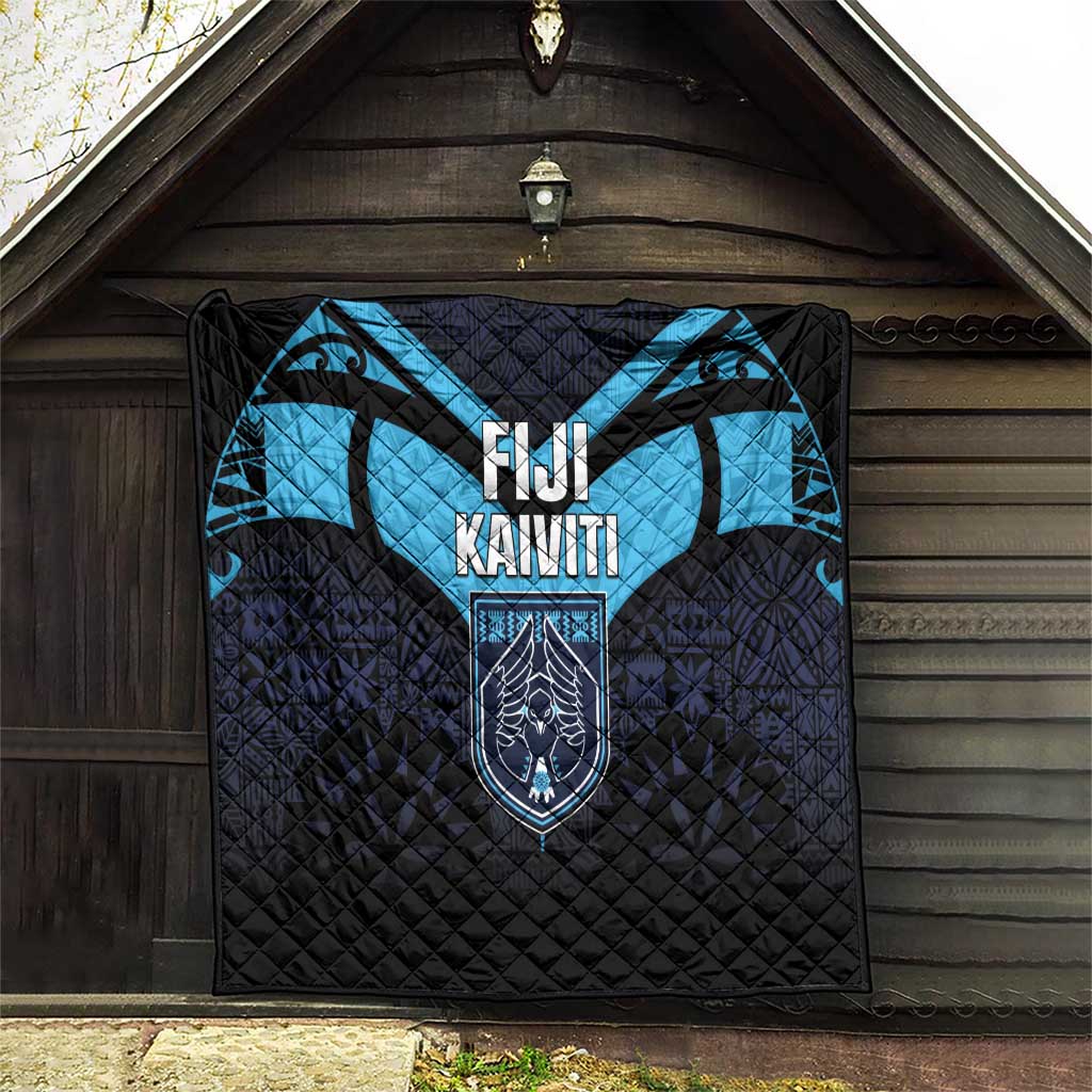 Fiji Kaiviti Rugby Quilt Fiji Tapa Pattern LT05 - Polynesian Pride