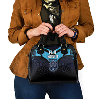 Fiji Kaiviti Rugby Shoulder Handbag Fiji Tapa Pattern LT05 - Polynesian Pride