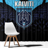 Fiji Kaiviti Rugby Window Curtain Fiji Tapa Pattern LT05 - Polynesian Pride