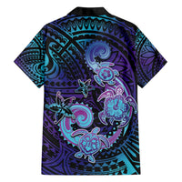 Hawaii Makahiki Turtle Family Matching Puletasi and Hawaiian Shirt Spiral Polynesian Tattoo LT05 - Polynesian Pride