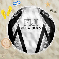 Bula Fiji Football Beach Blanket Go Champions LT05 One Size 150cm White - Polynesian Pride