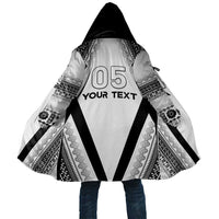 Custom Bula Fiji Football Cloak Go Champions LT05 Unisex White - Polynesian Pride