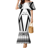 Custom Bula Fiji Football Mermaid Dress Go Champions - Polynesian Pride