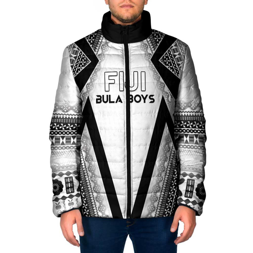 Custom Bula Fiji Football Padded Jacket Go Champions - Polynesian Pride